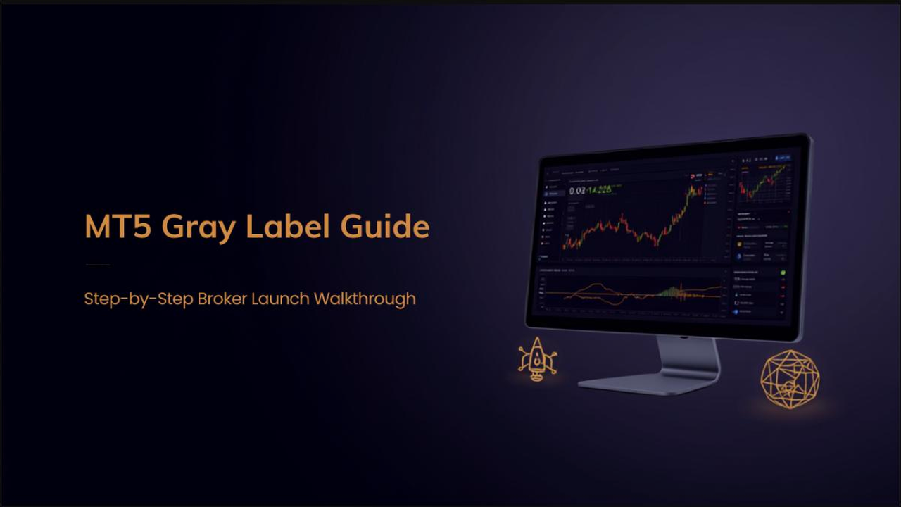MT5 Grey Label setup dashboard illustration for forex brokers