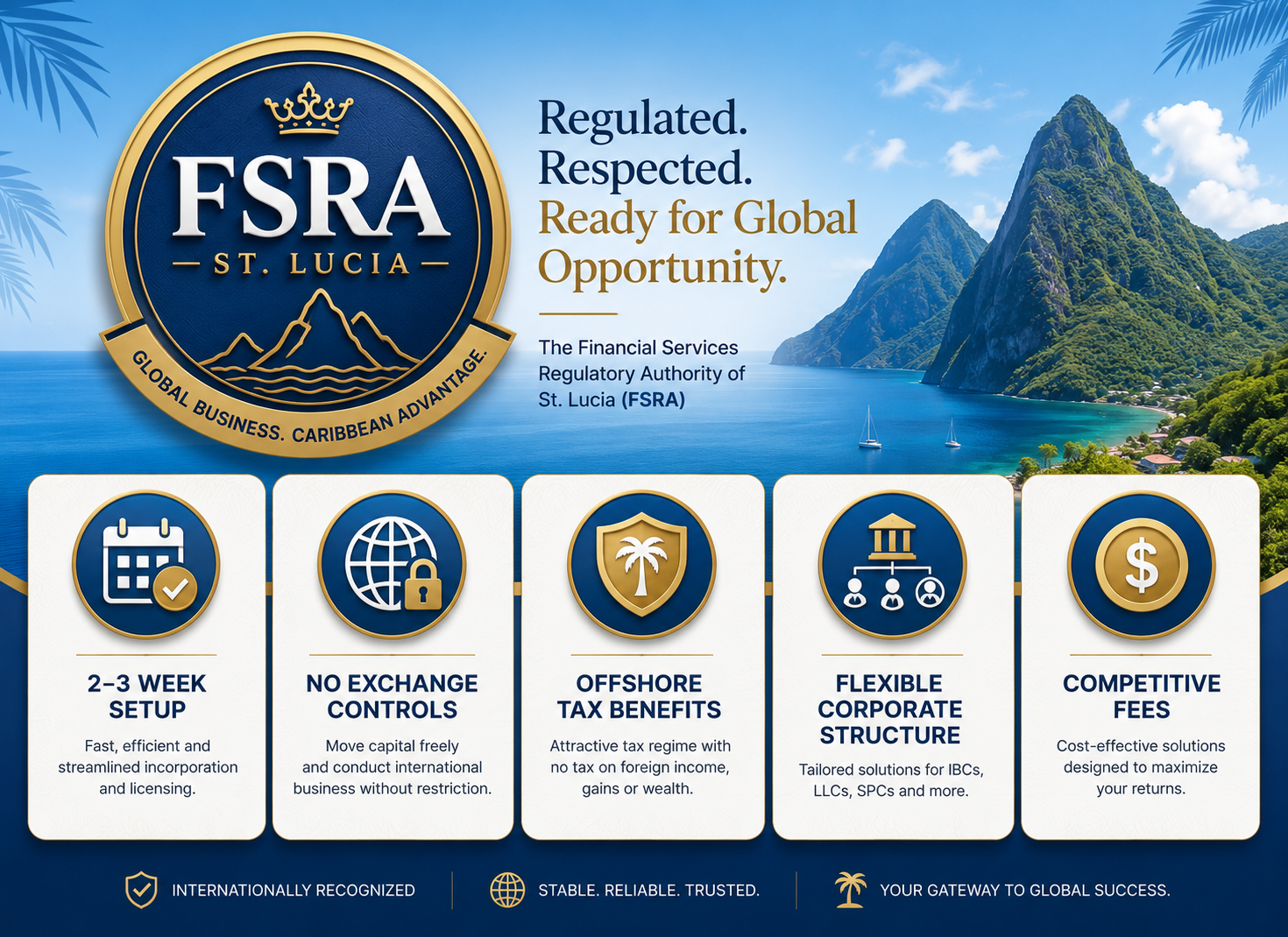 Why Businesses Choose St. Lucia